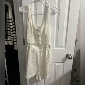 Madewell Linen Romper